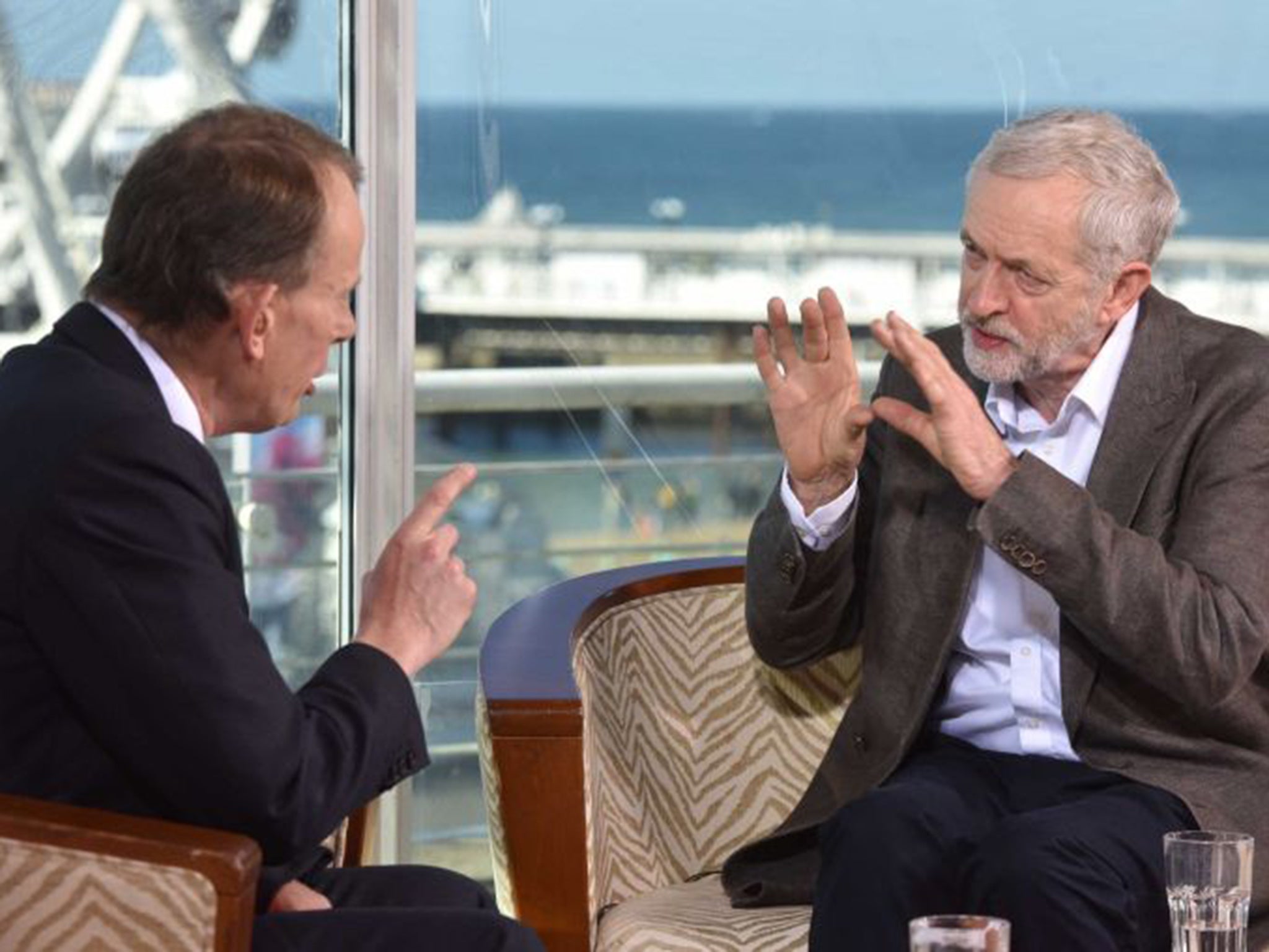 ‘I don’t do irritation’: Jeremy Corbyn remained unflustered when pressed on ‘The Andrew Marr Show’ on Sunday