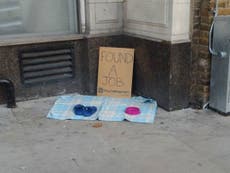 Jobs website criticised for 'offensive' homeless advertising campaign 