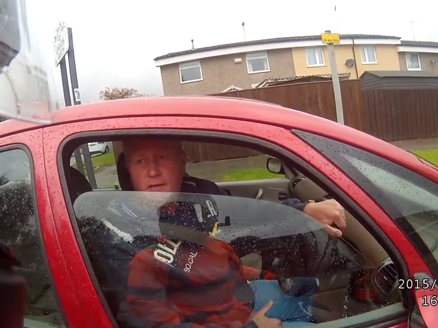 Footage emerges showing driver asking motorcyclist for a ‘bare-knuckled fight’