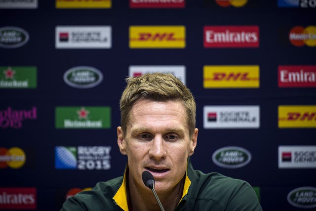 Jean de Villiers has retired from international rugby