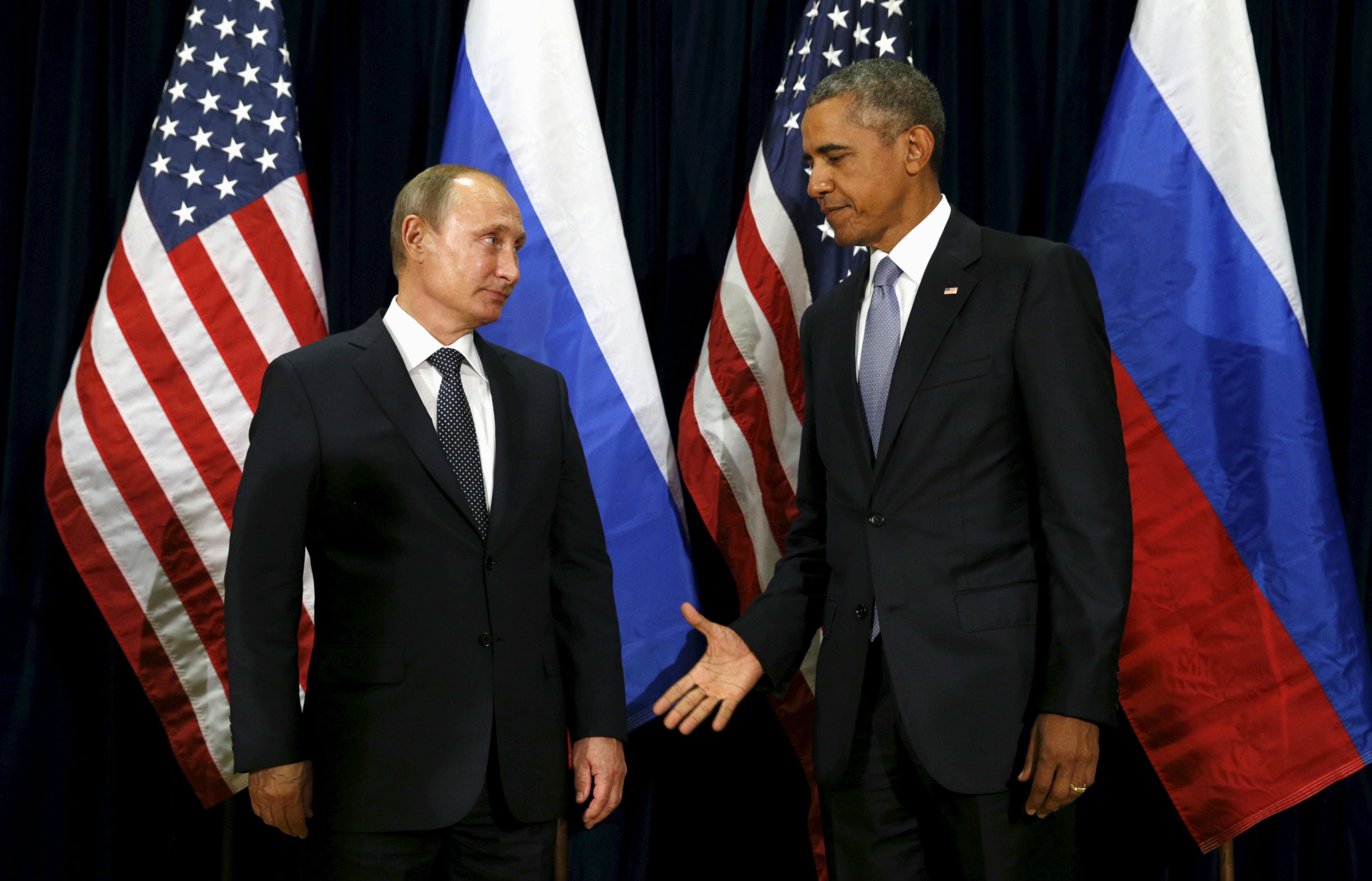 President Obama and President Putin met privately at the UN after clashing on Syria