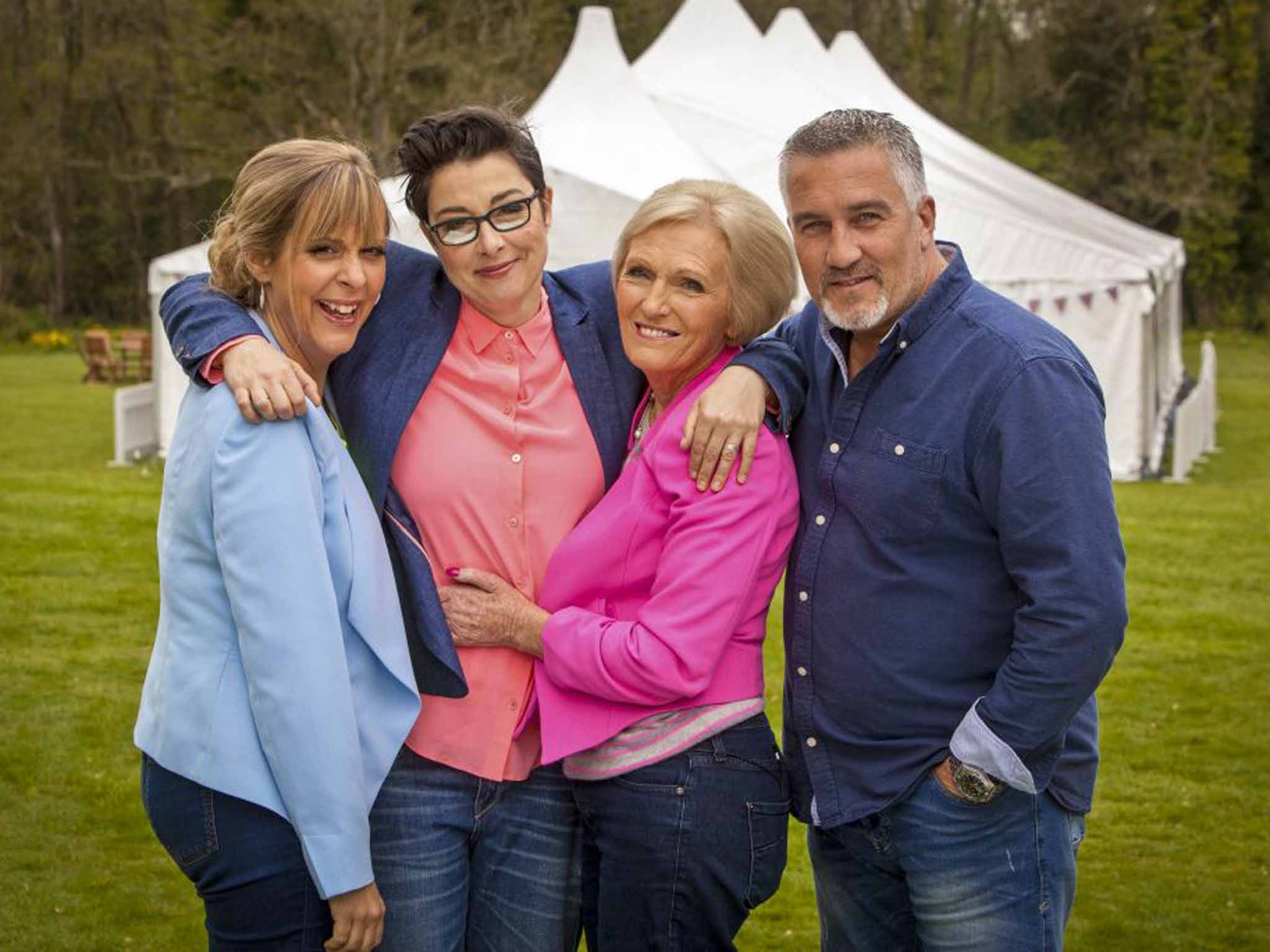 Tents encounter: Mel, Sue, Mary and Paul