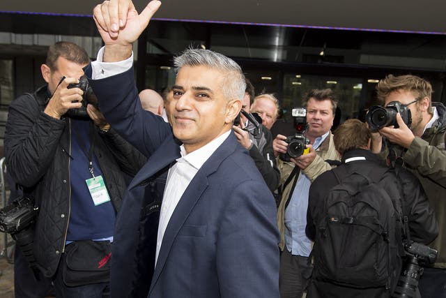 Sadiq Khan is currently 20 points ahead in the polls