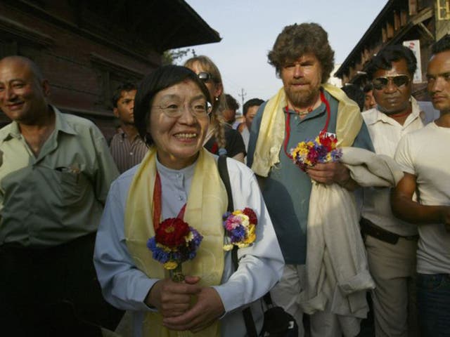 Junko Tabei, the first woman to scale Everest, in 1975, said Nepal needed to control the number of climbers