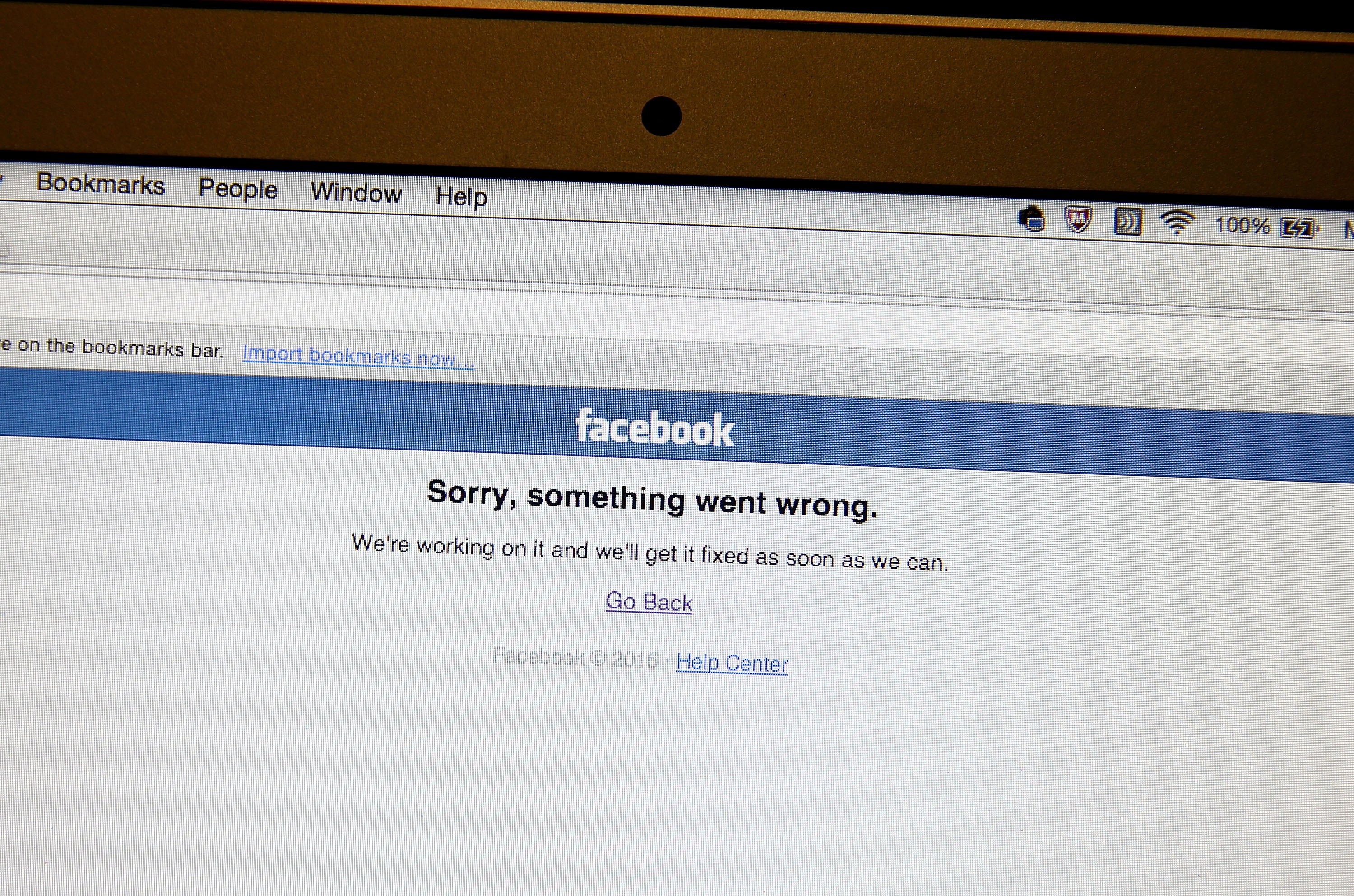 Facebook went down for the second time in a week on Monday night.
