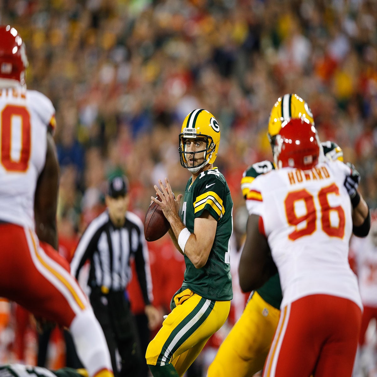 Green Bay Packers vs Kansas City Chiefs: Aaron Rodgers throws five  touchdowns on Monday Night Football, The Independent