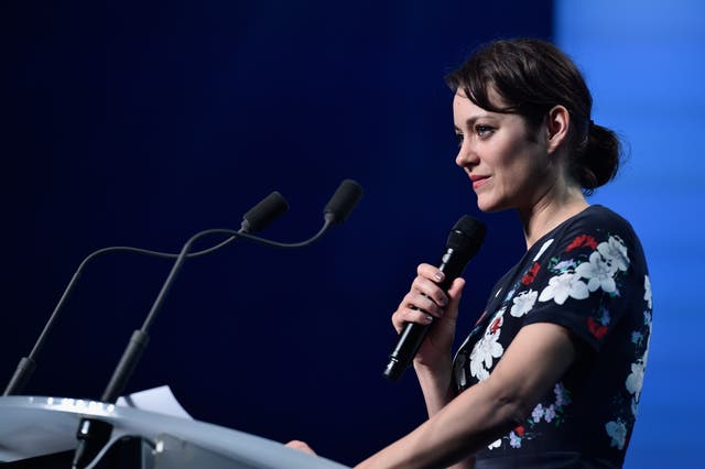 Marion Cotillard speaks during The Leonardo DiCaprio Foundation 2nd Annual Saint-Tropez Gala on 22 July, 2015