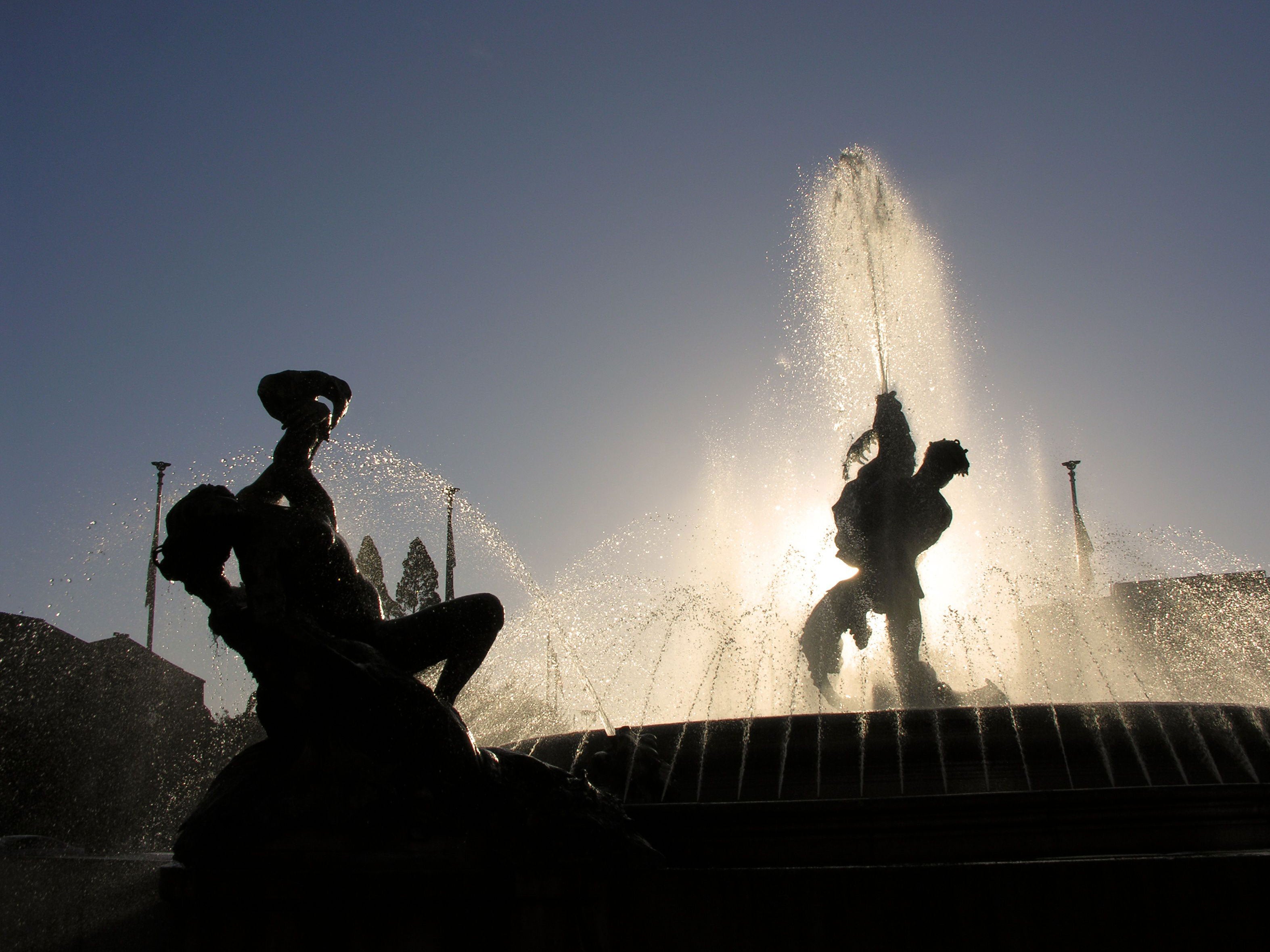 Fontana Delle Naiadi - The Fountain of the Naiads, Piazza della Repubblica, Rome, Italy.