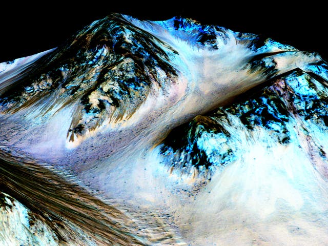 Nasa has announced that it has found evidence of flowing water on Mars. Scientists have long speculated that Recurring Slope Lineae — or dark patches — on Mars were made up of briny water but the new findings prove that those patches are caused by liquid water, which it has established by finding hydrated salts.