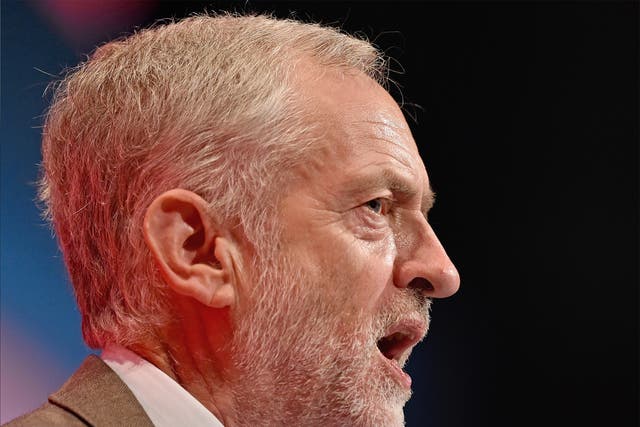 Jeremy Corbyn delivers his first speech as the Labour leader