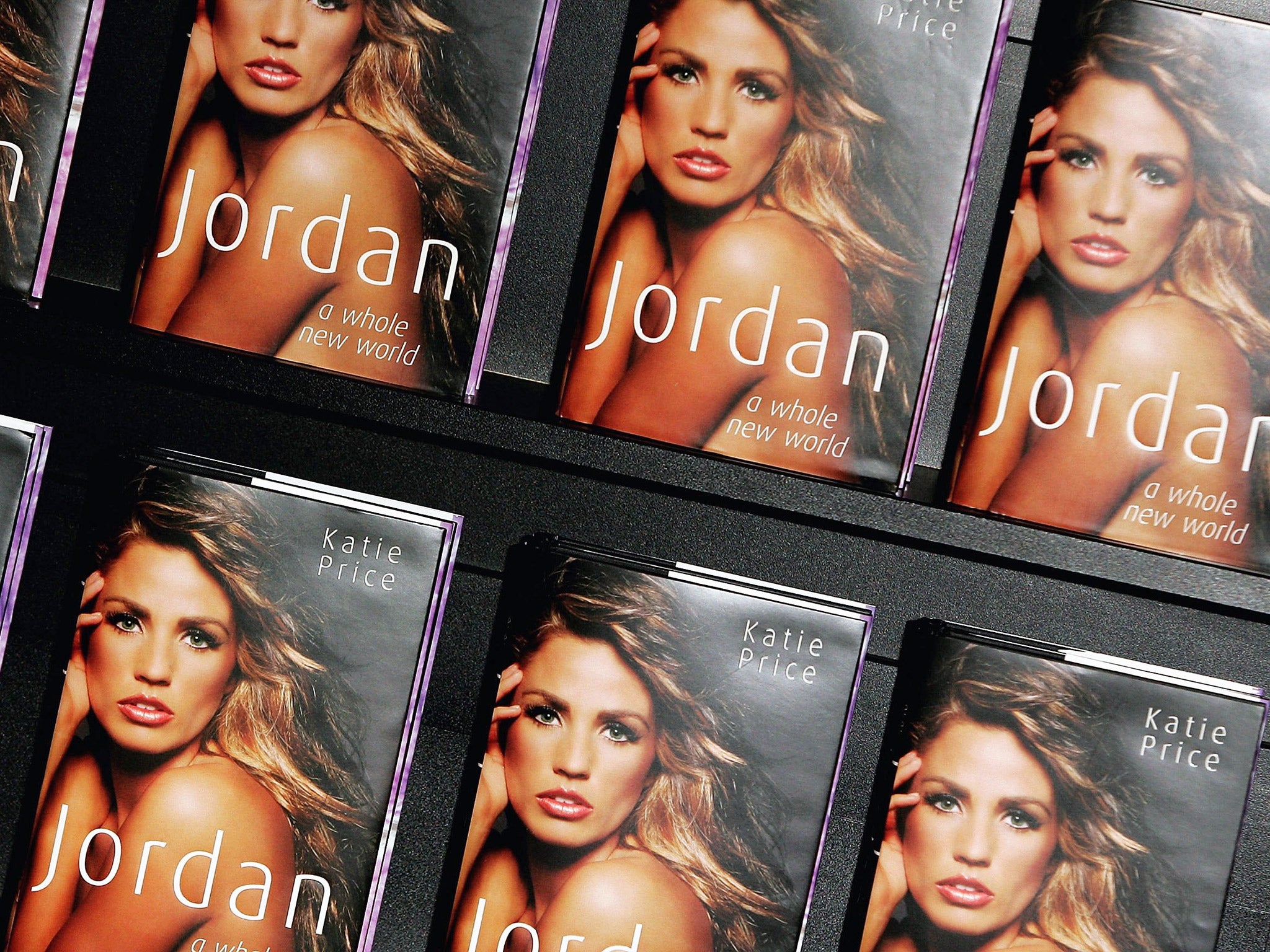 The autobiography of glamour model and reality TV star, Katie Price, aka Jordan (Getty)