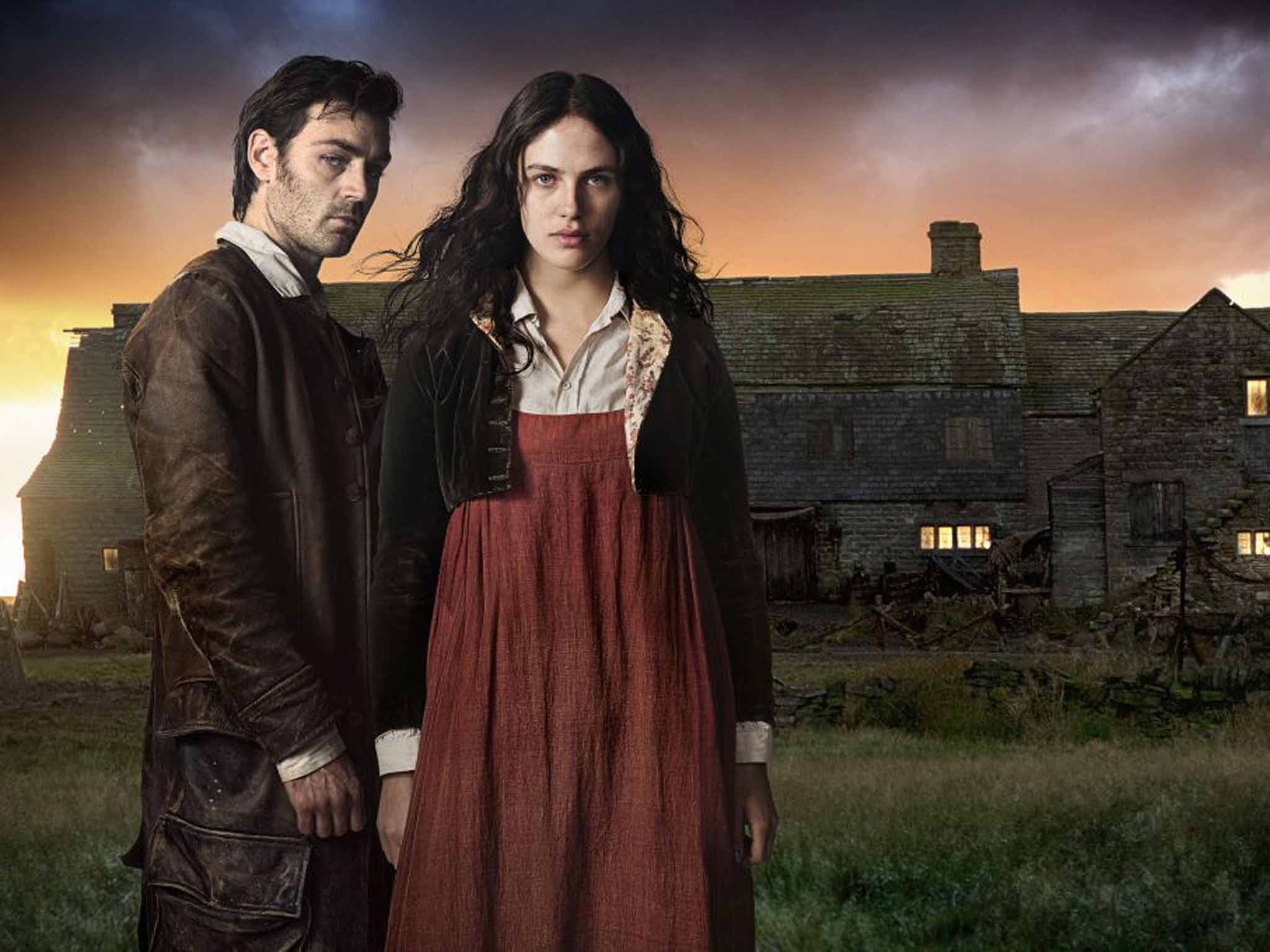 Matthew McNulty and Jessica Brown Findlay in 'Jamaica Inn'
