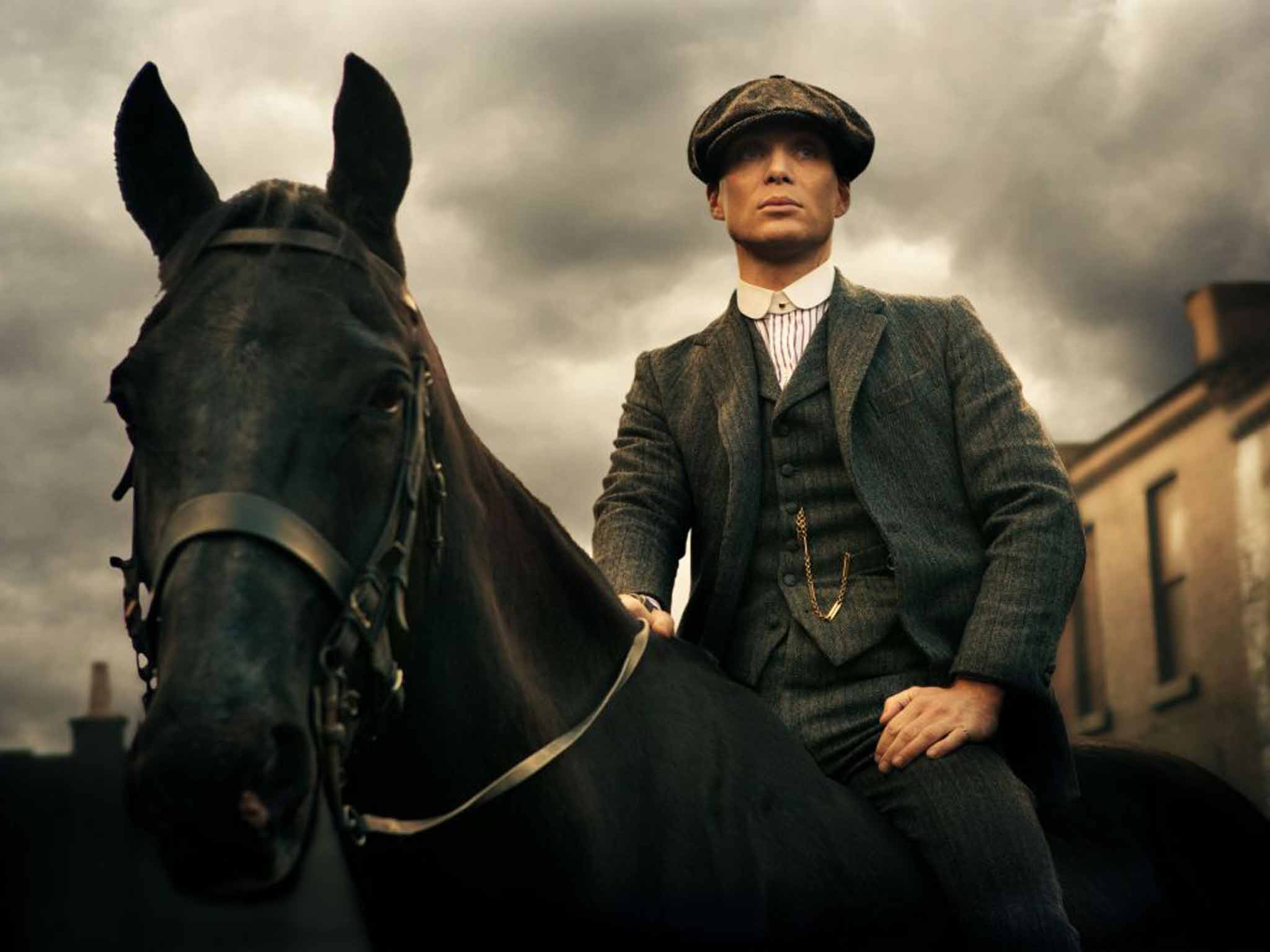 Cillian Murphy as gang boss Tommy Shelby in Peaky Blinders