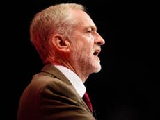 Jeremy Corbyn heckled by man shouting: 'Say the word Israel'