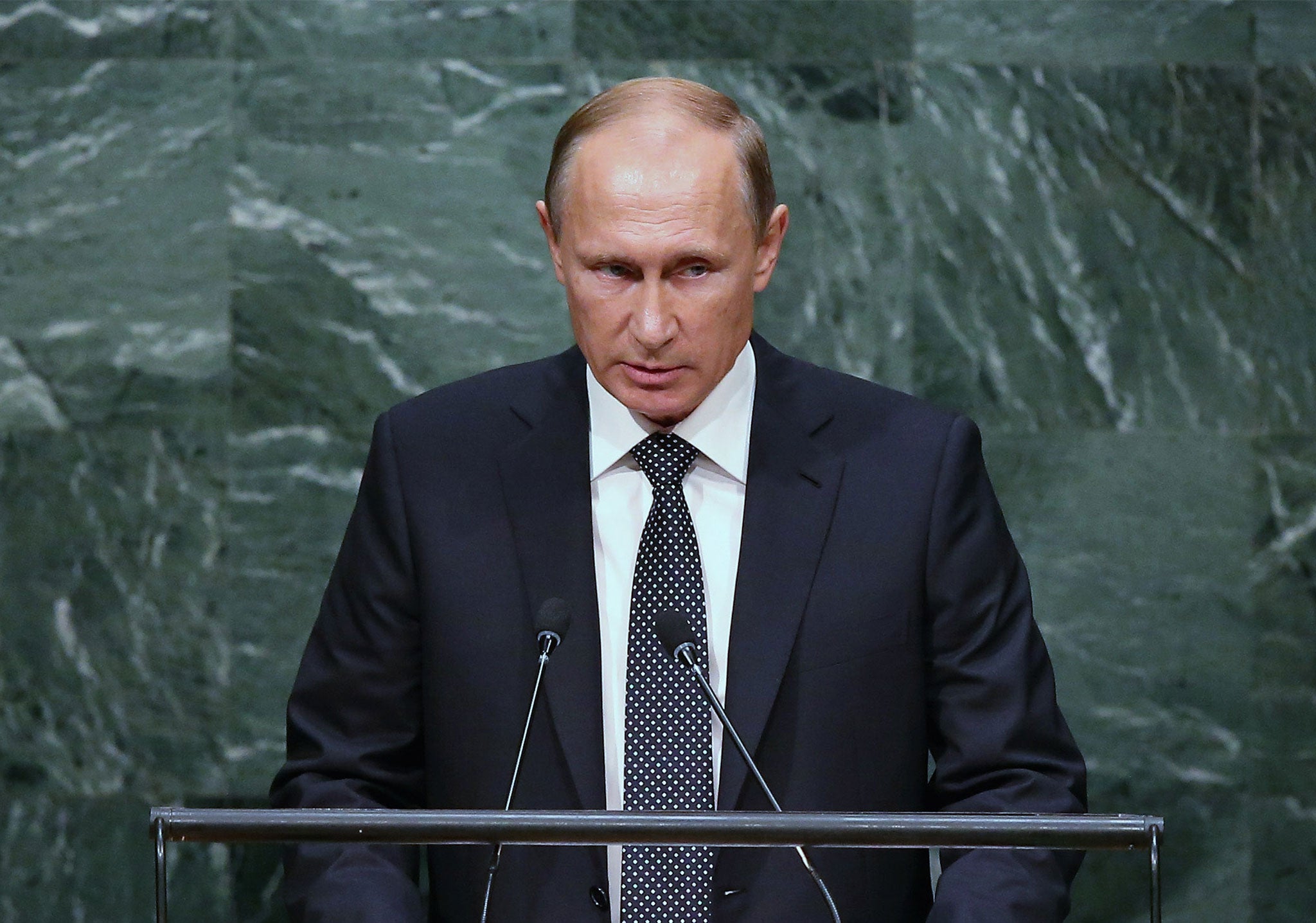 Vladimir Putin has focused on Isis in many of his speeches