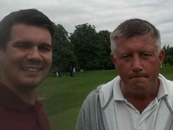 Social media star Ronnie Pickering (right) and his son Craig (left)