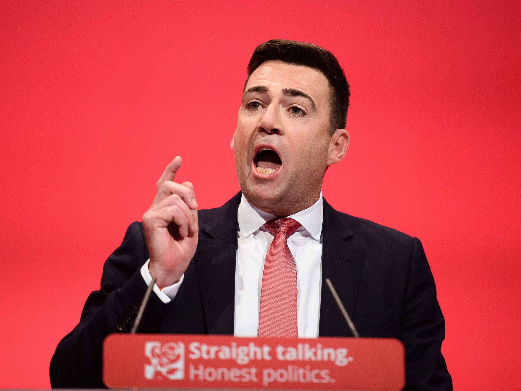 Andy Burnham said the government was 'giving with one hand but taking away with the other'