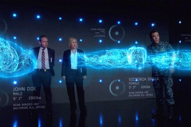 Screen savers: Peter MacNicol and Patricia Arquette in the new ‘CSI Cyber’