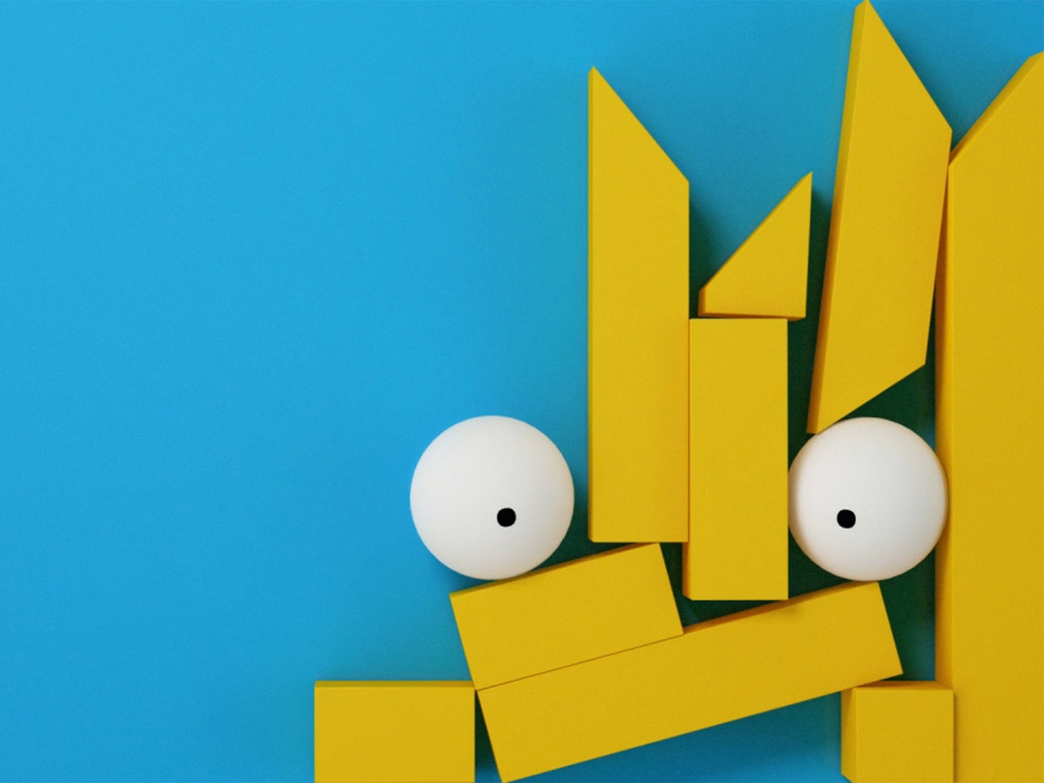The new Channel 4 ident for family favourite 'The Simpsons'