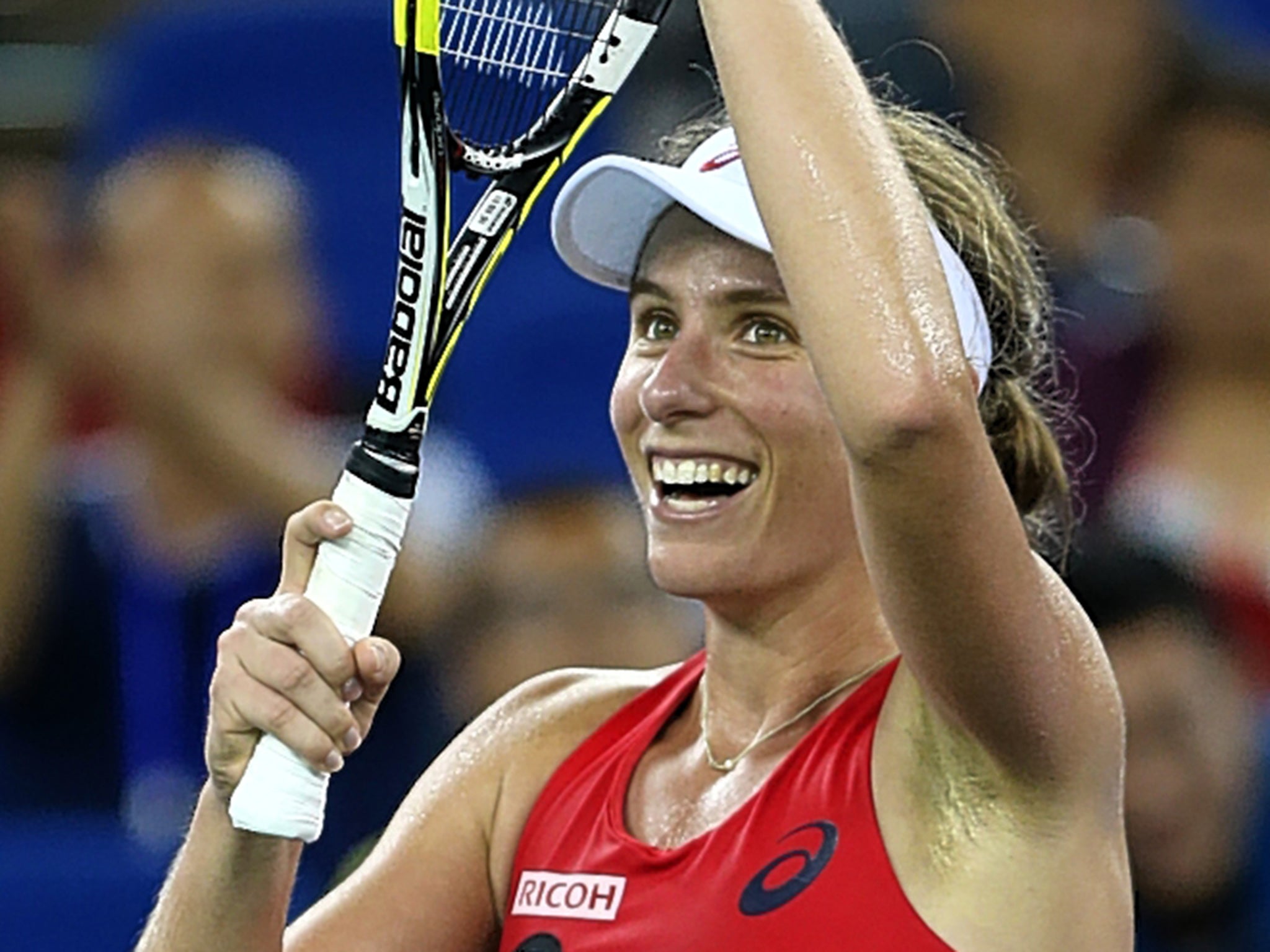 Wuhan Open 2015 Johanna Konta Beats Simona Halep For Her Finest