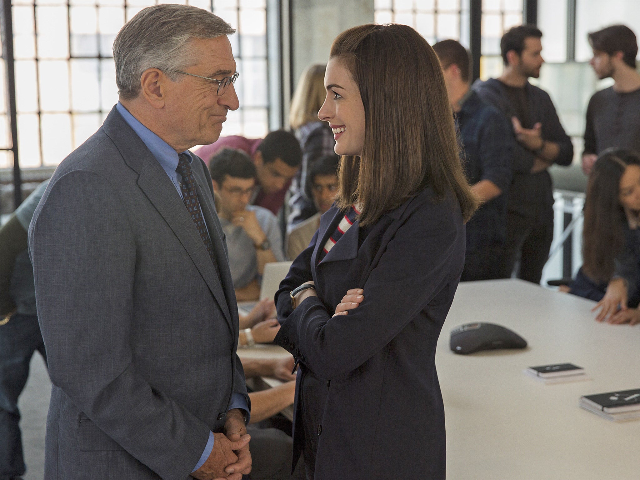 The Intern Robert De Niro and Anne Hathaway on age and the art of acting The Independent The Independent pic