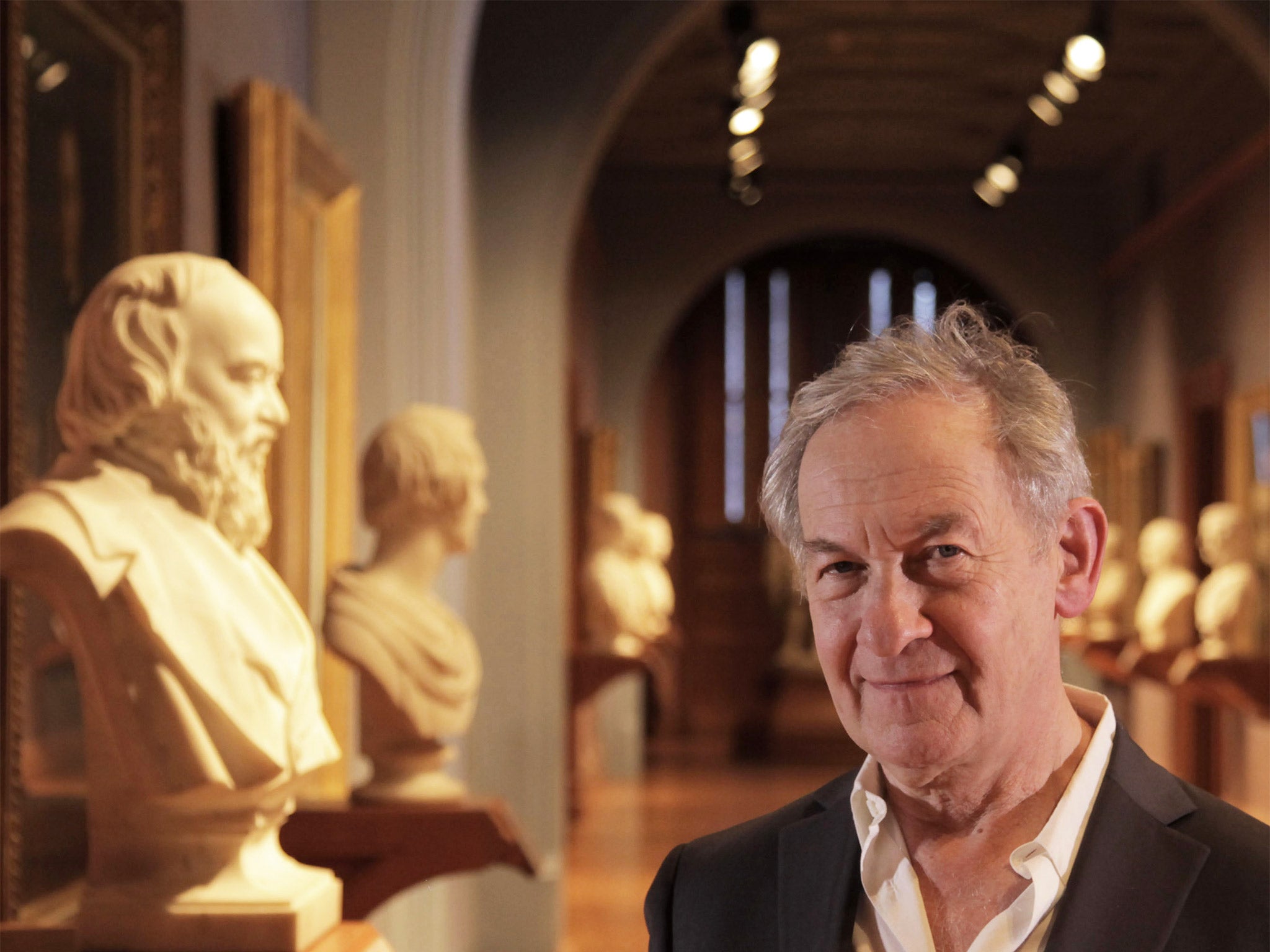 Turning heads: Simon Schama at the National Portrait Gallery in ‘The Face of Britain’