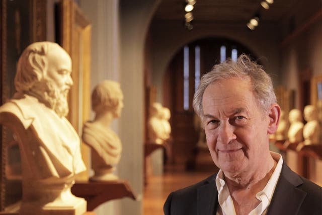 Turning heads: Simon Schama at the National Portrait Gallery in ‘The Face of Britain’