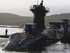 Faslane nuclear submarine base could be flooded as sea levels rise