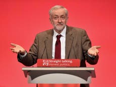 Jeremy Corbyn says Cameron's speech attack shows Tories are 'rattled'
