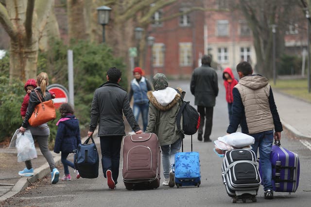 A poster is debunking seven common rumours around refugees