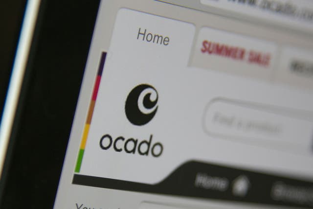 The Ocado website