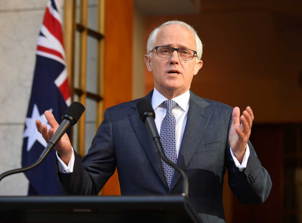 Mr Turnbull made his comments in Sydney