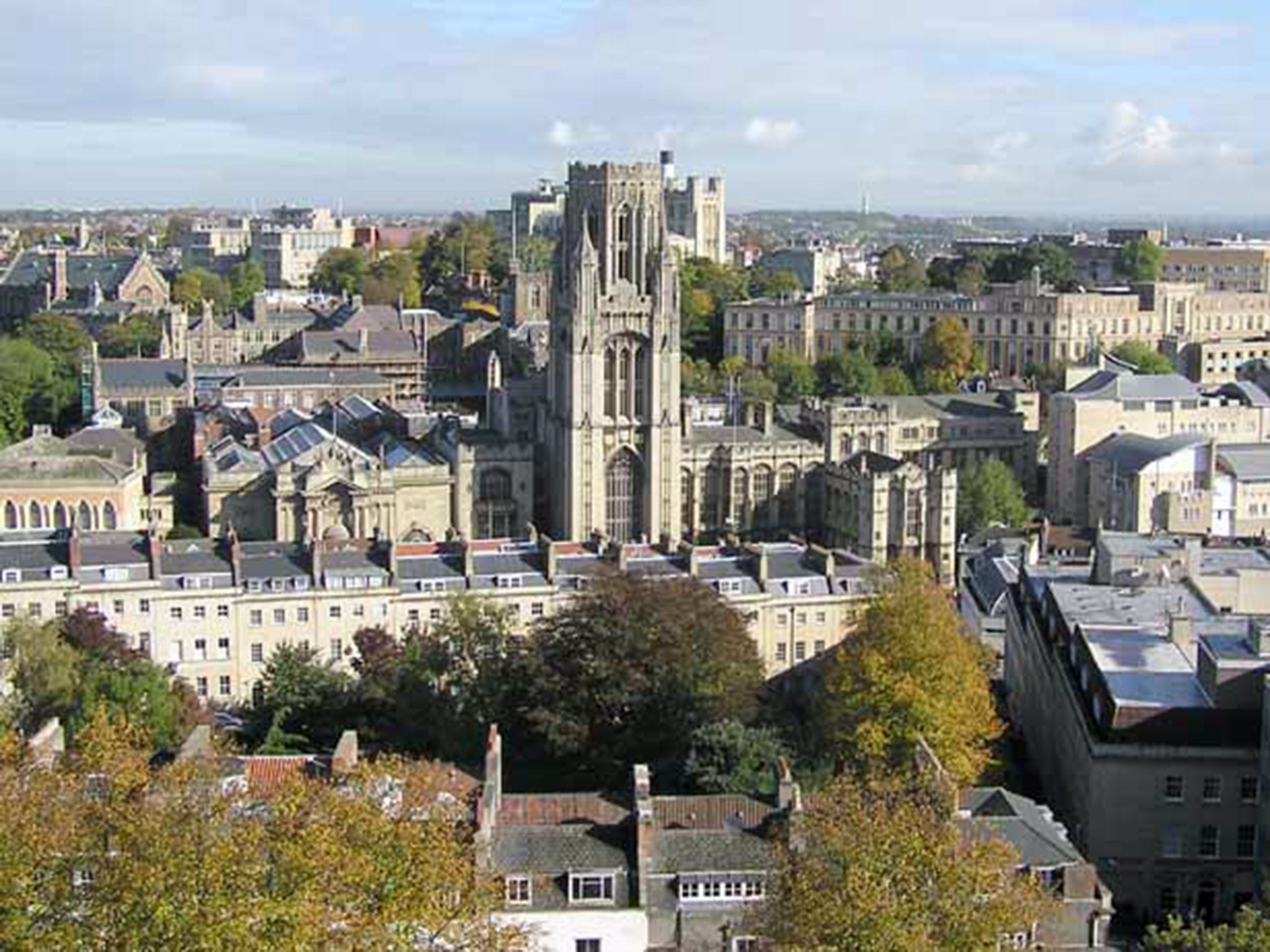 The University of Bristol, pictured