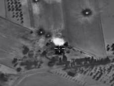 Russia releases second video showing overnight air strikes on Isis