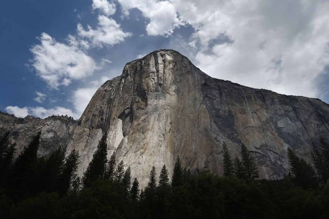 <p>The 3,000-foot granite wall called El Capitan is located in Yosemite national park, California, US.&nbsp;</p>