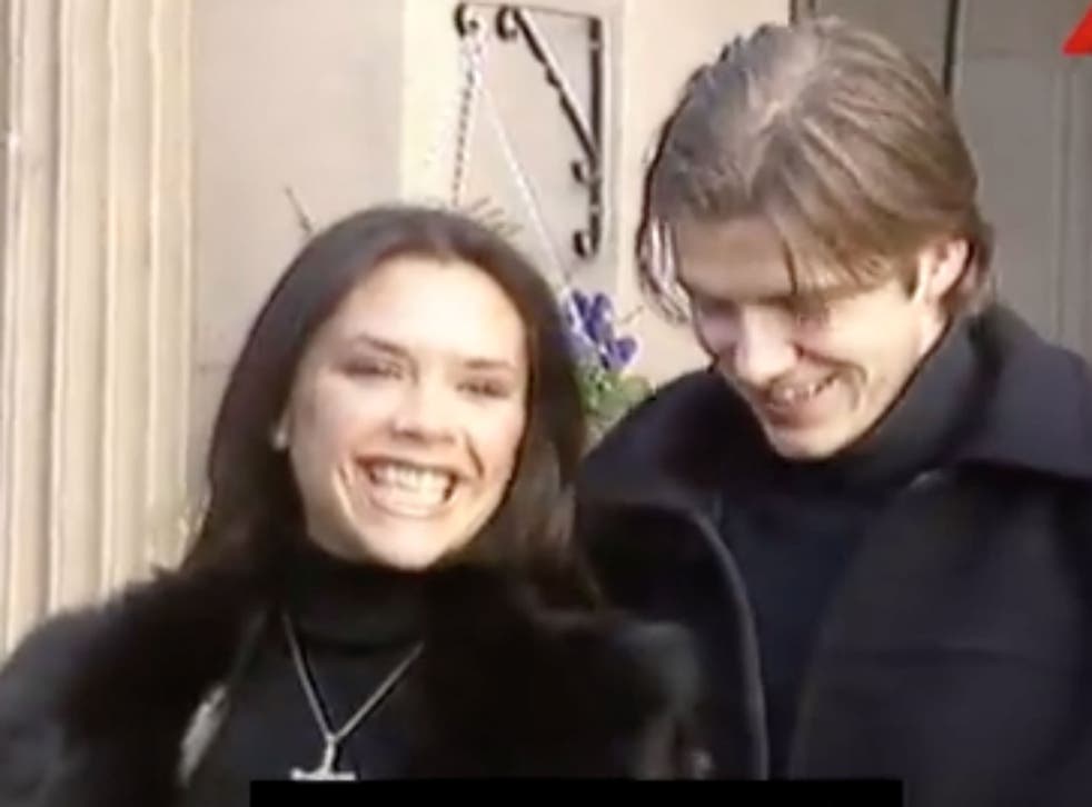 David and Victoria Beckham got engaged in 1998