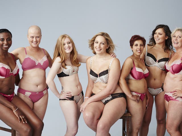 Breast cancer survivors and women whose mothers have been struck by the disease to showcase model Rosie Huntington-Whiteley new underwear designs, which she has launched for Breast Cancer Awareness Month