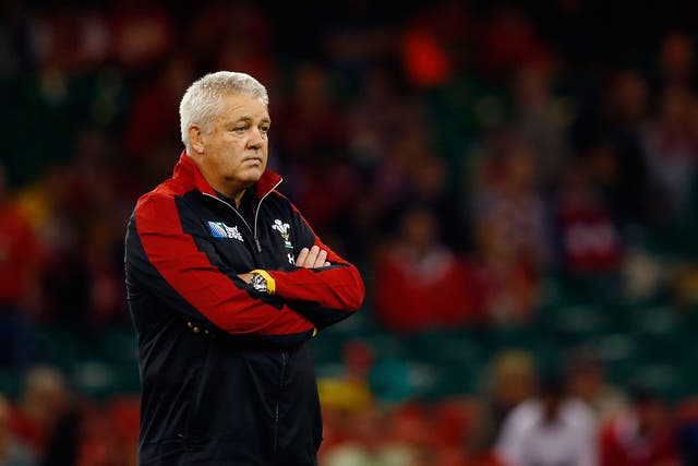 Wales head coach Warren Gatland is hoping for an Australia win over England