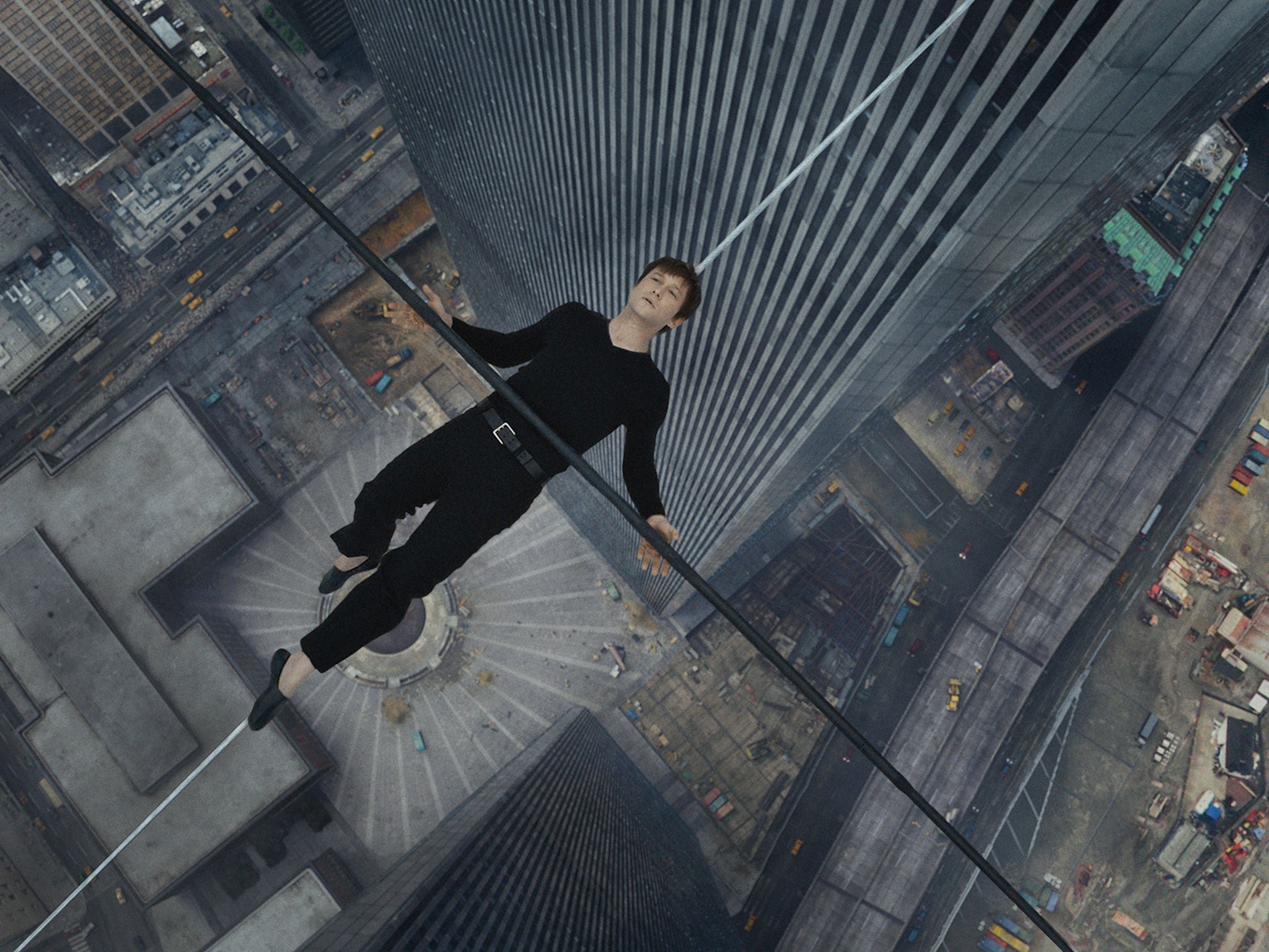 The height stuff: Joseph Gordon-Levitt in Robert Zemeckis’s spectacular ‘The Walk’