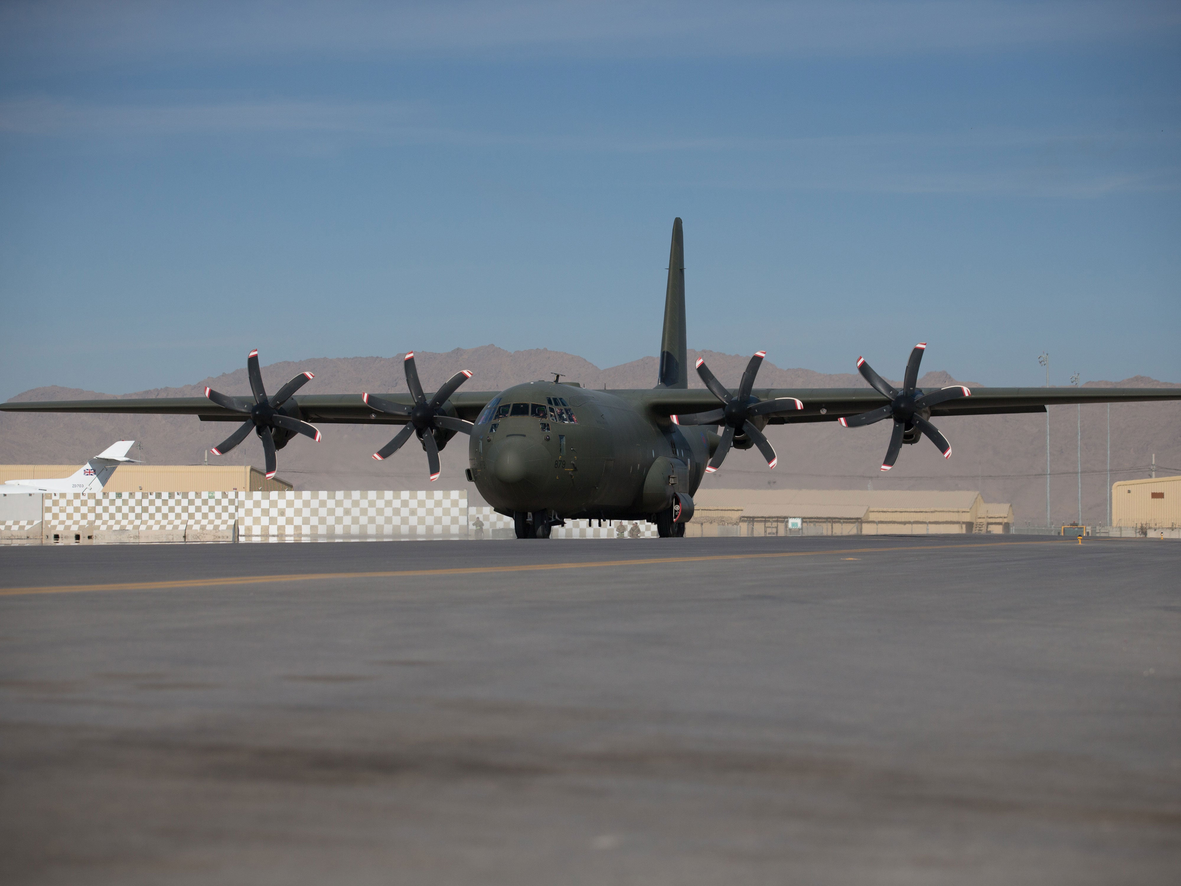 A US Hercules C-130 similar to the one that crashed