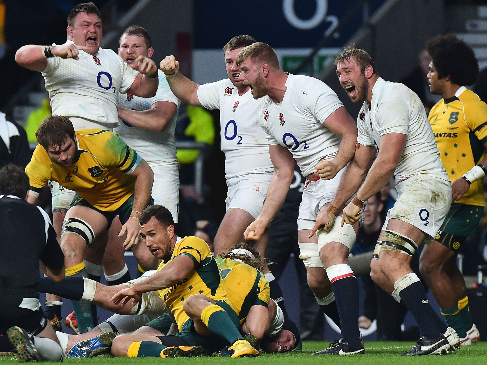 England knows they have to beat Australia to stay in the Rugby World Cup