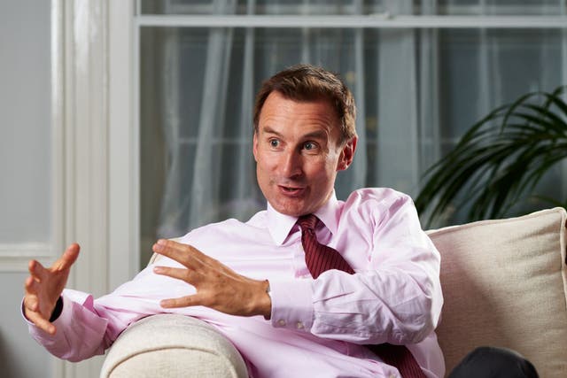 Jeremy Hunt, Secretary of State for Health