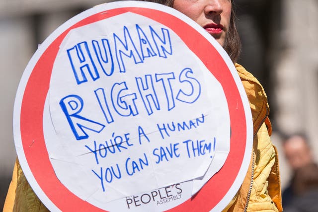 Human rights are no longer a 'top priority for the government
