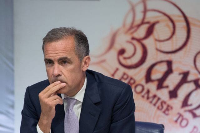 Bank Governor Mark Carney might not raise rates until 2017
