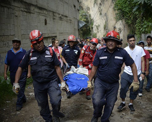 Rescue workers had to suspend search and research due to bad weather on Friday