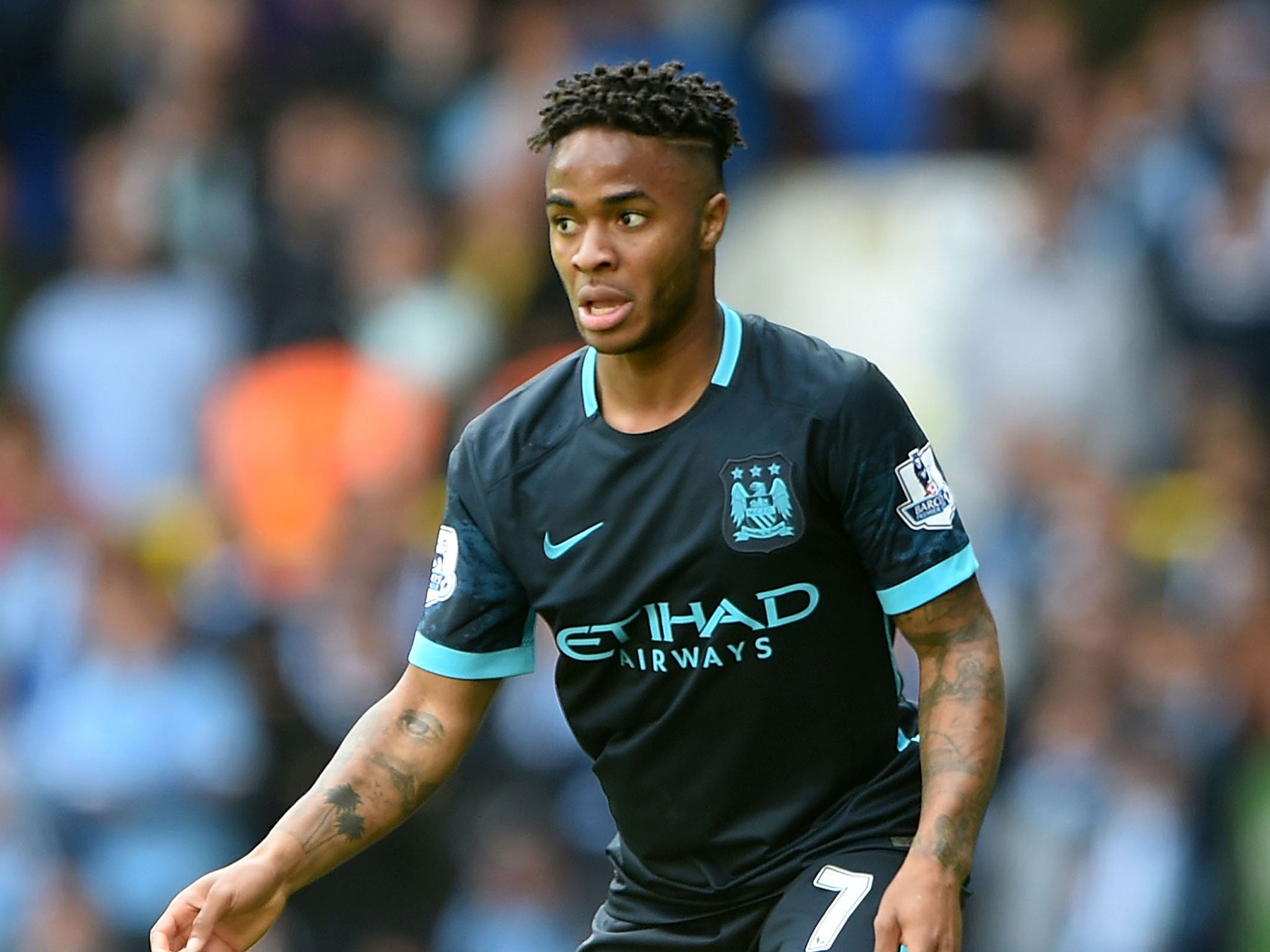 Manchester City forward Raheem Sterling