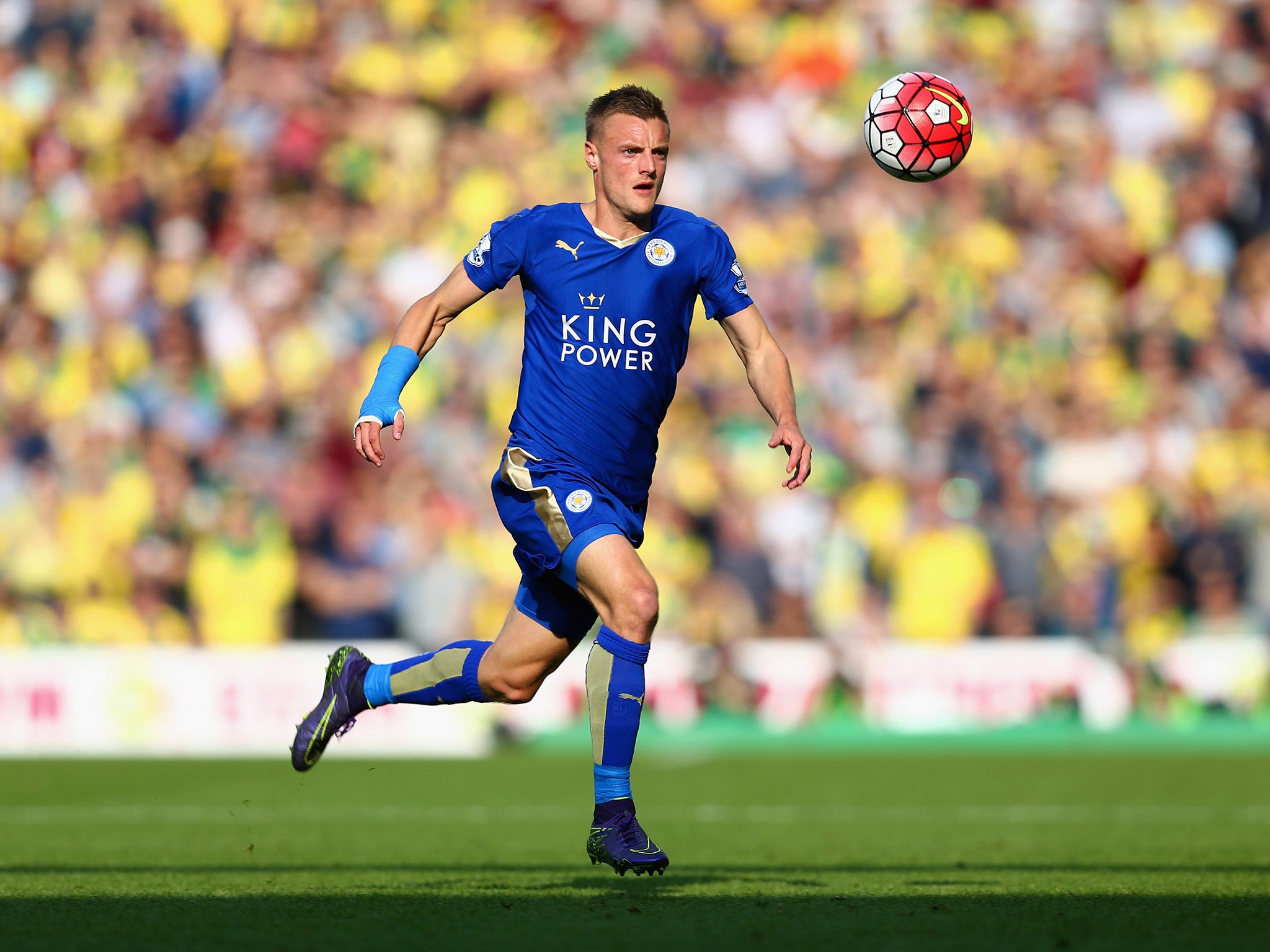 Vardy has netted seven times already this season