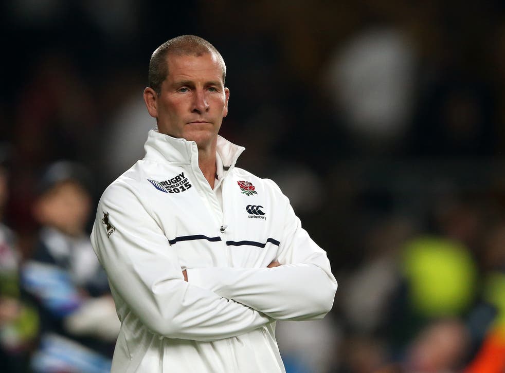 Under fire: Lancaster watches his side go out of the World Cup