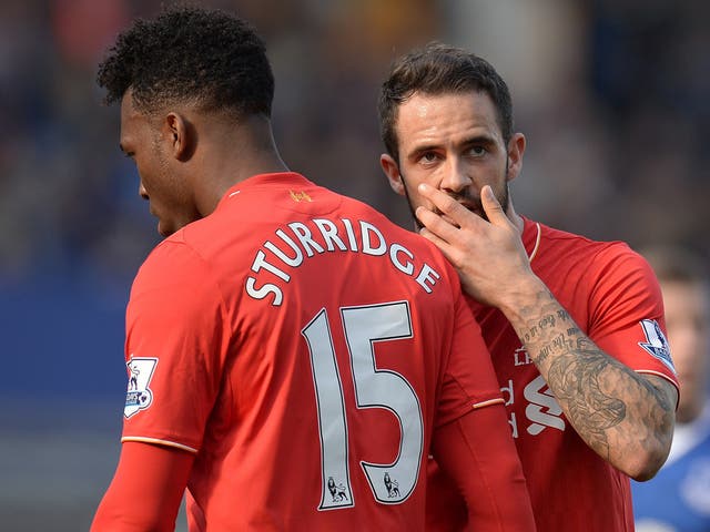 Liverpool strikers Daniel Sturidge and Danny Ings