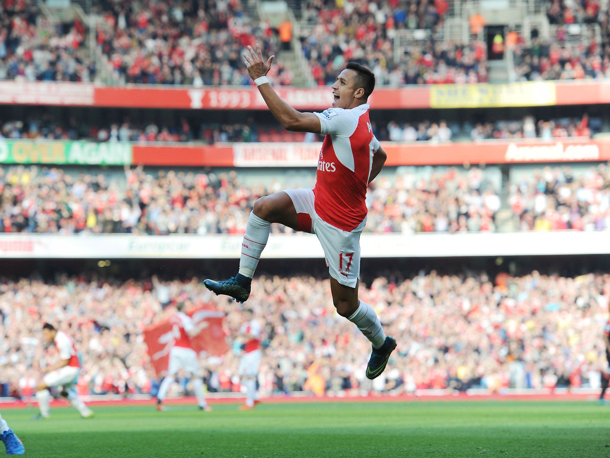 Arsenall forward Alexis Sanchez